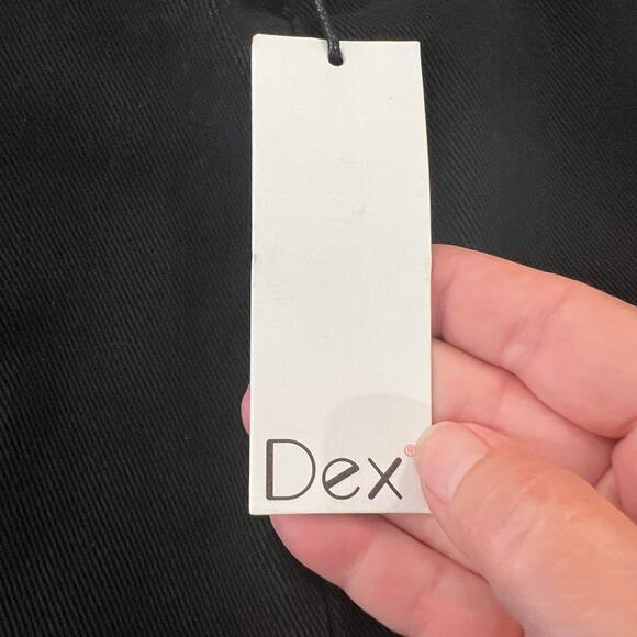 NWT - Dex Women's Black Denim Front Zip Mini Skirt - SIZE 30 - Picture 5 of 7